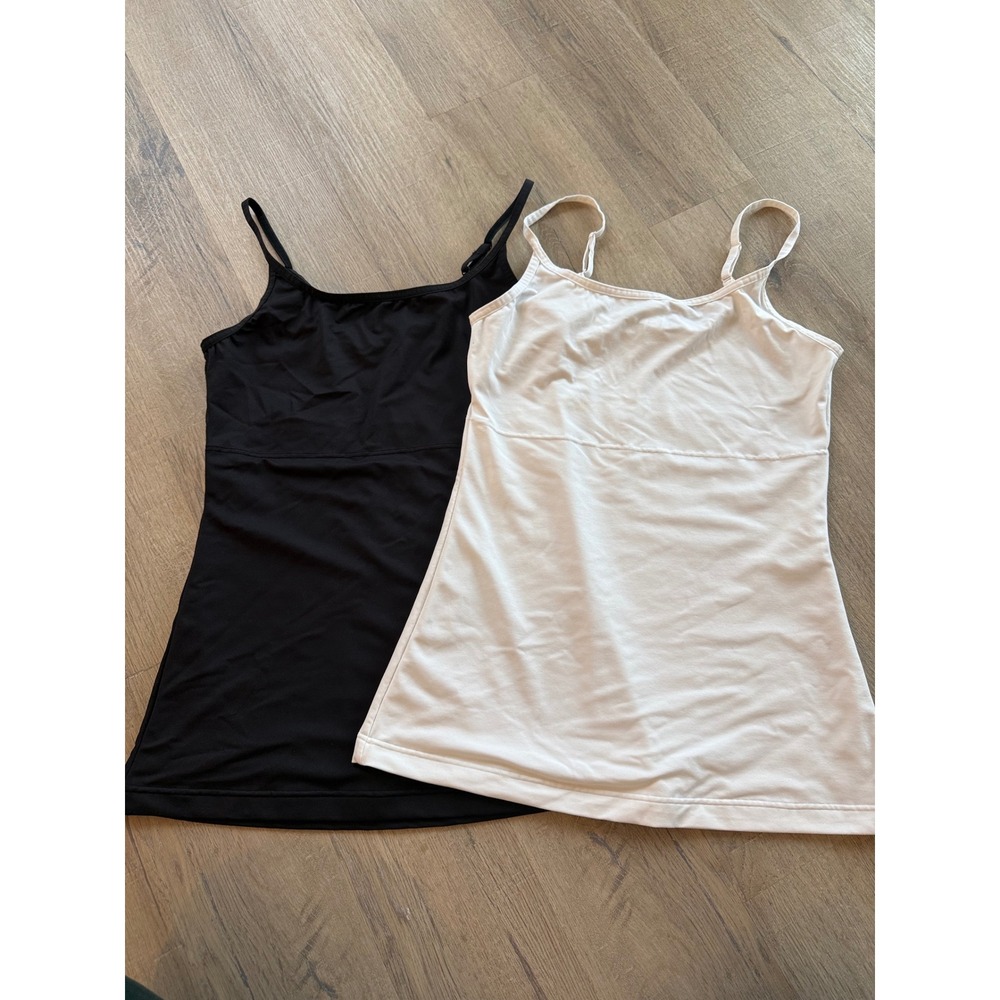 Maidenform Flexees Shapewear Camisole 2 Pack Black White 2XL 3266 P3266 Tanks